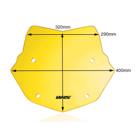 Bulle Jaune BMW R1200GS / R1250GS - WRS BM026GF