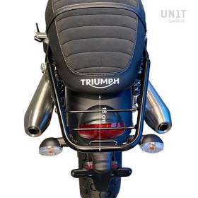 Porte bagage avec poignée passager Triumph Street Twin - Unit Garage 3135