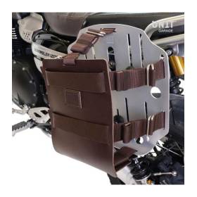 Porte sac gauche Triumph T100 2001-2016 / Unit Garage Cuir