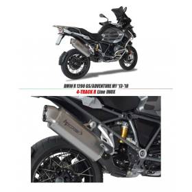 Silencieux inox BMW R1200GS 2013-2018 / HP Corse BMW4TR1022S-AB