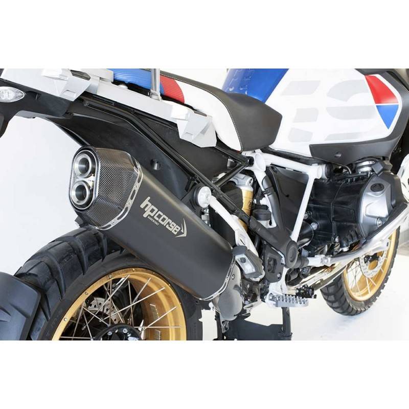 Silencieux noir BMW R1200GS 2013-2018 / HP Corse BMWSPS1022C-AB