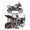 Silencieux noir homologué BMW R1250GS - HP Corse BMW4TR1025C-AB