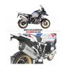 Silencieux inox homologué BMW R1250GS - HP Corse BMWSPS1025S-AB