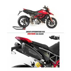 Double silencieux noir Ducati Hypermotard 950 - HP Corse DUEVO2695HB-AAB