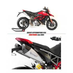 Double silencieux inox Ducati Hypermotard 950 - HP Corse DUEVO2695HS-AAB