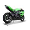 SILENCIEUX NOIR KAWASAKI ZX6R 2009-2016 / HP CORSE KAHY1023BLACK-AB