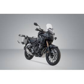 Kit valises Honda CB500X (2019-) / SW Motech Trax ADV Gris 37L