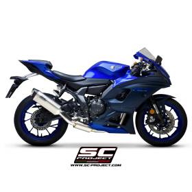 Ligne complète Titane Yamaha YZF-R7 / SC Project Y36A-C125T