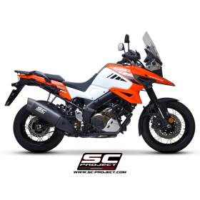 Silencieux noir Suzuki V-Strom 1050 / SC Project S21A-86MB