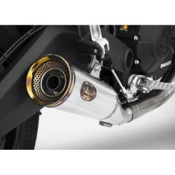 Silencieux Euro4 Ducati Monster 797 / Zard Zuma Inox