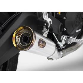 Silencieux Inox Euro4 Ducati Monster 797/ Zard Zuma ZD788SSR