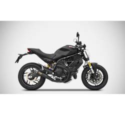 Silencieux Euro4 Ducati Monster 797 / Zard Zuma Black