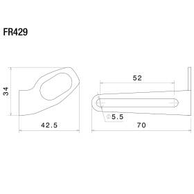 ADAPTATEURS CLIGNOTANT RIZOMA DUCATI OEM - FR429B