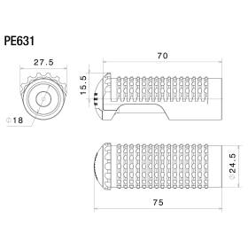 Repose-pieds Extreme Rizoma PE631