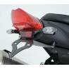 Support de plaque BMW F800GT sans bagagerie / RG Racing LP0144BK