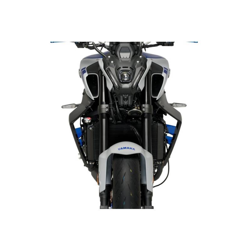 CNC Bouchon dhuile moteur Puig Yamaha MT-10 2016 argent 