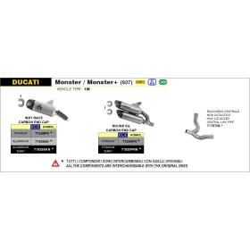 Silencieux Ducati Monster 937 / Round Sil Arrow 71939