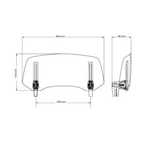 Visière multi-réglable 2.0 Clip-On Puig 20764