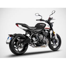 Ligne complète Euro5 noir Triumph Trident 660 / Zard ZTPH096SKR