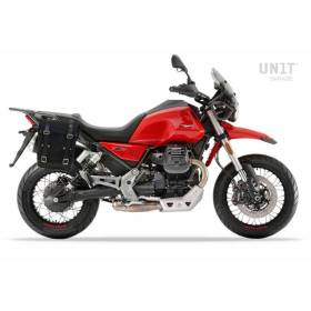 Sacoche cuir droite Moto-Guzzi V85TT / Scram Unit Garage U202+2251DX
