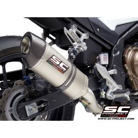 Silencieux Titane Honda CBR500R 2021- / SC Project H34D-25T