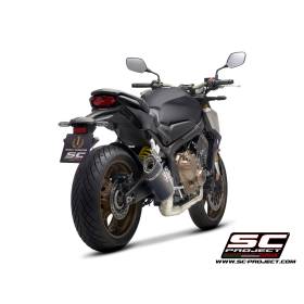 Ligne complète Carbone Honda CB650R 2021- / SC Project H45A-C124C