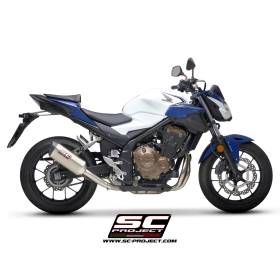 Silencieux Euro4 Titane Honda CB500 2019-2020 / SC Project H34A-115T