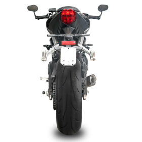 DEMI LIGNE SILENCIEUX GRID O TRIUMPH STREET TRIPLE S / R / RS 2017 - SPARK