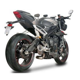 DEMI LIGNE SILENCIEUX GRID O TRIUMPH STREET TRIPLE S / R / RS 2017 - SPARK