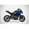 Ligne complète titane Euro5 Triumph Tiger Sport 660 / Zard ZTP101S00TCR