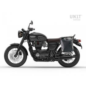 Kit sacoche gauche Triumph Bonneville T100 2017- / Unit Garage Khali TPU