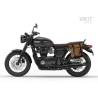 Kit sacoche gauche Triumph Bonneville T100 2017- / Unit Garage Cuir