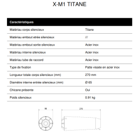 Ligne complète Titane Aprilia RS660 / X-M1 Mivv A.013.LC4T