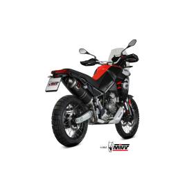 Silencieux noir Euro5 Aprilia Tuareg 660 / Dakar Mivv A.017.LEKB