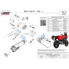 Silencieux Noir Euro5 BMW F900XR / Delta Race Mivv B.037.LDRB