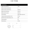 Silencieux Titane Euro5 BMW F900XR / Mivv X-M1 B.037.LC4T