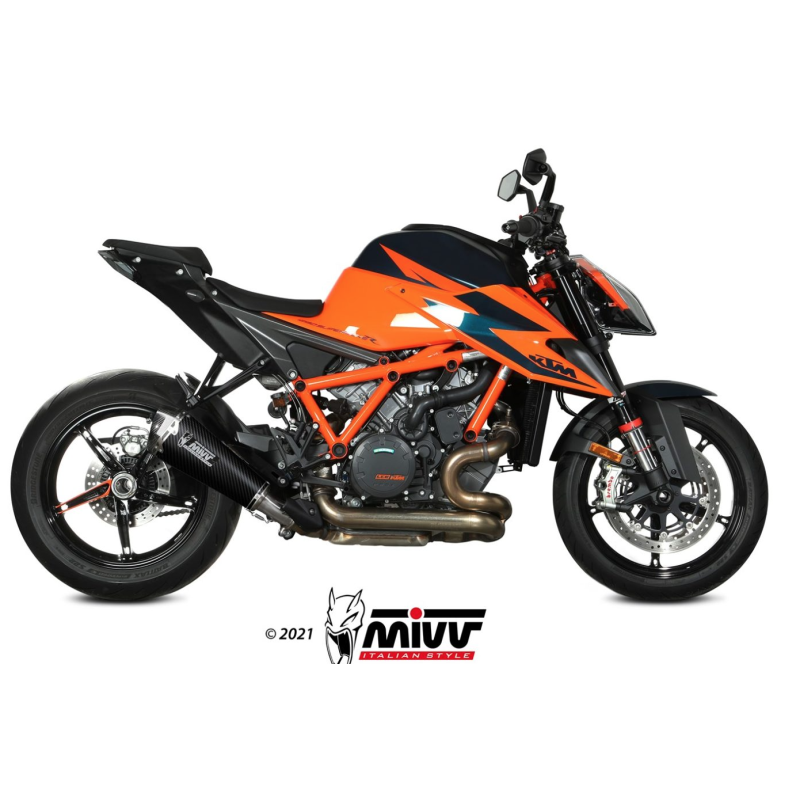 Silencieux Carbone KTM 1290 Superduke / Delta Race MIVV KT.026.LDRC