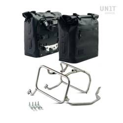 Kit sacoches KTM 890 Adventure - Unit Garage Khali support argent