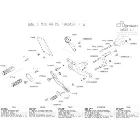 COMMANDES RECULÉES LIGHTECH BMW S1000RR / S1000R