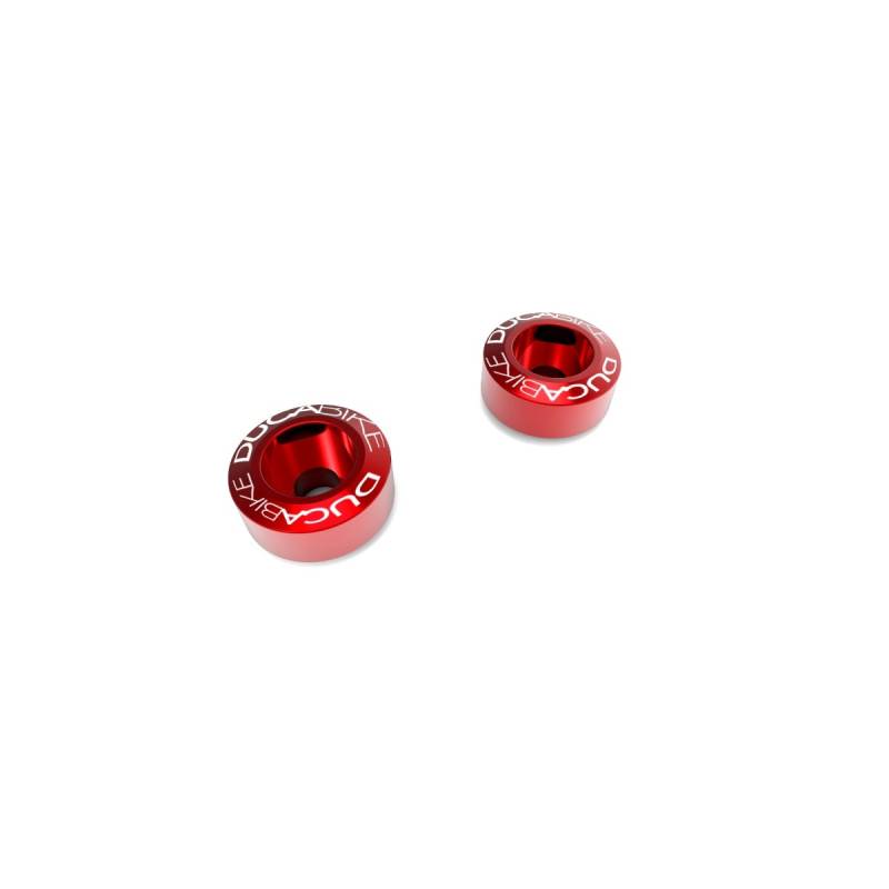 Embouts de guidon rouge Ducati Multistrada, Hypermotard / Ducabike RVM01A