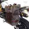 Porte sac en cuir gauche Yamaha MT-09, XSR900 / Unit Garage U085+U000+2504SX