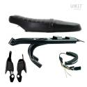 Kit selle biplace BMW R18 - Unit Garage Sportail Cuir Noir
