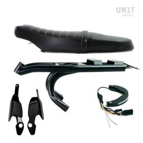 Kit selle biplace cuir noir BMW R18 / Unit Garage 3420