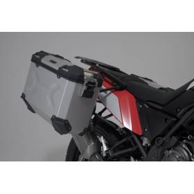 Kit valises Yamaha Ténéré 700 - SW Motech Trax Adv 45/37L Argent