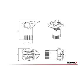Protection moteur Aprilia RS 660 - Puig R19