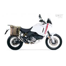 Kit sacoche droite Ducati DesertX - Unit Garage Scram Cuir