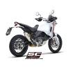 Silencieux Euro5 Ducati DesertX / Rally Raid SC Project D38A-T98T