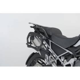 Kit valises Triumph Tiger 1200 GT - SW Motech Trax ADV black