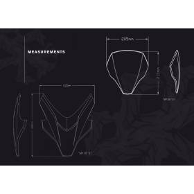 Bulle noire Yamaha MT-09 2021-2023 / Puig 20643J
