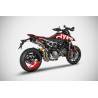 Silencieux Euro4 Ducati Hypermotard 950 - Zard GT Version